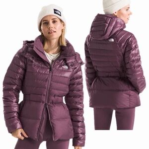 NWT The North Face RUBY Water Repellent 600 Fill Power Down Hooded Jacket